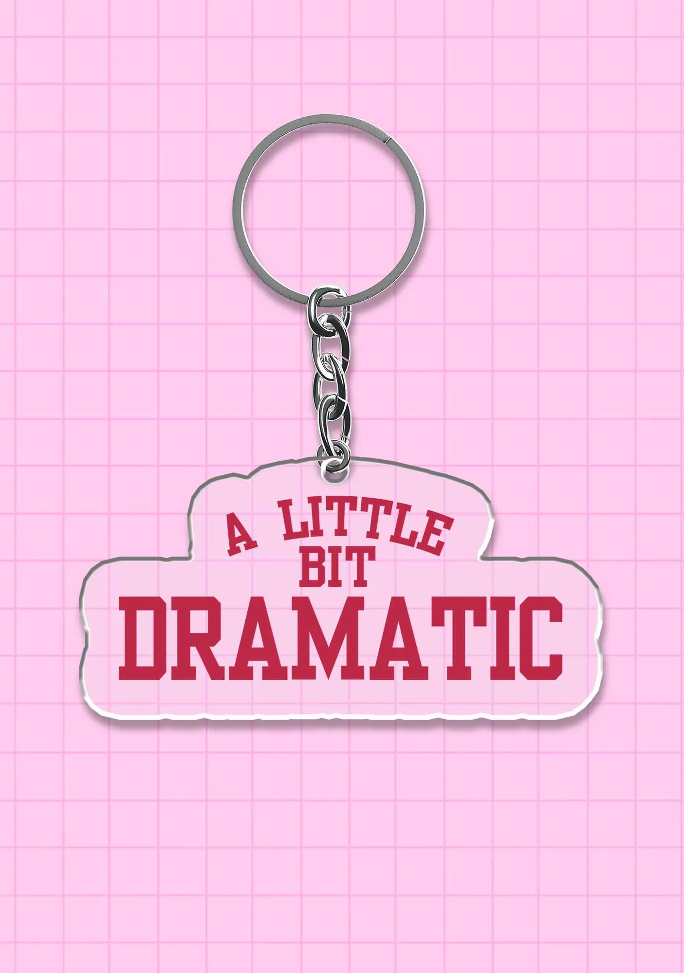 A Little Bit Dramatic 1Pc Y2K Keychain Cherrykitten