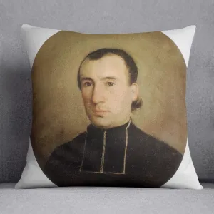 A Portrait of Eugene Bouguereau 1850 By Bouguereau Throw Pillow