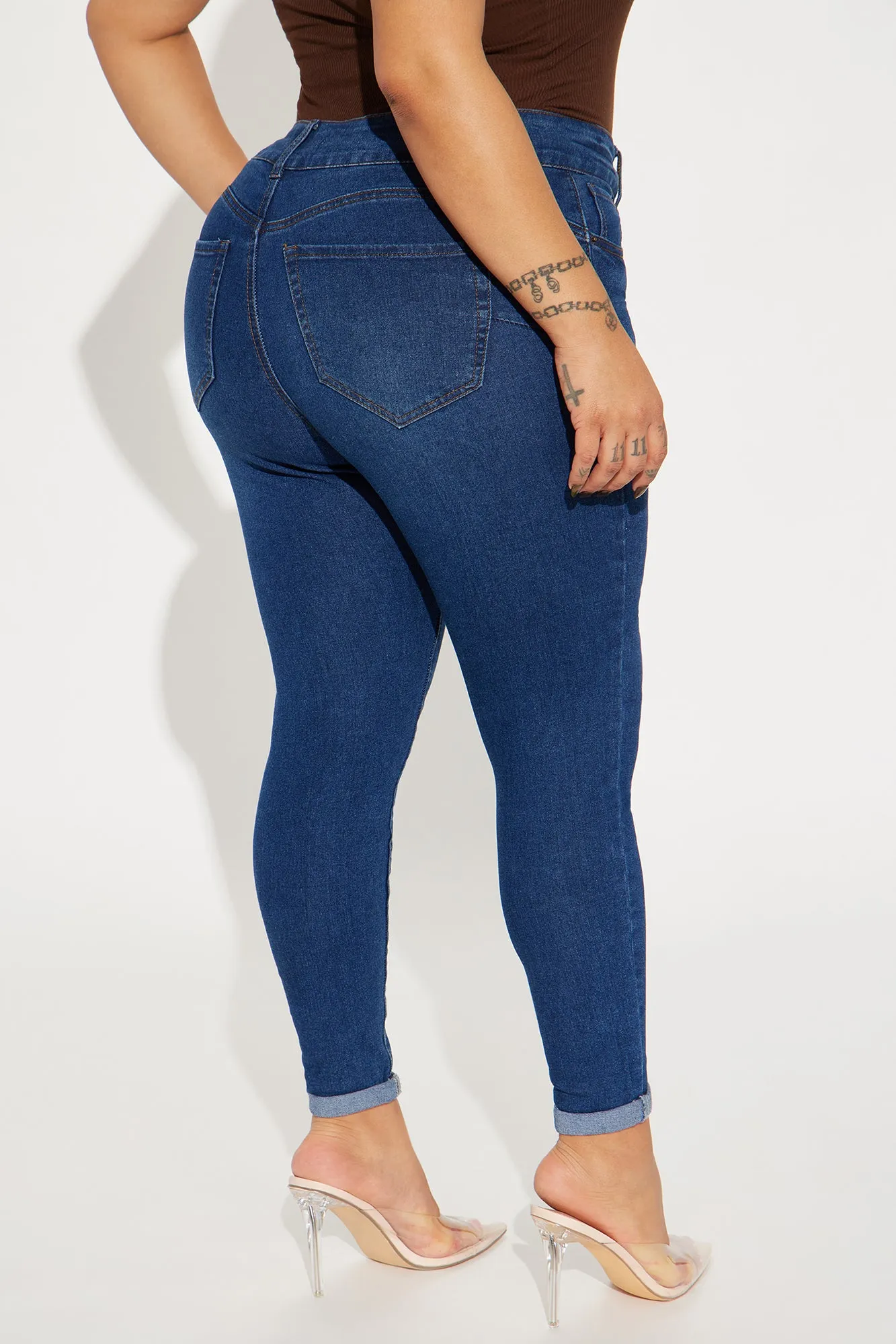 A Real Hot Topic Stretch Skinny Jeans - Dark Wash