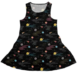 A Starry Galaxy Outer Space Dress