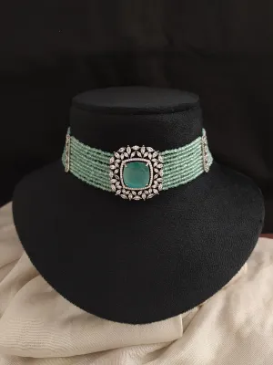 A Symphony of Soft Hues Amazing Victorian Diamond Choker Sets