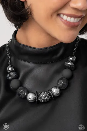 A Warm Welcome - Black Necklace - Paparazzi Accessories