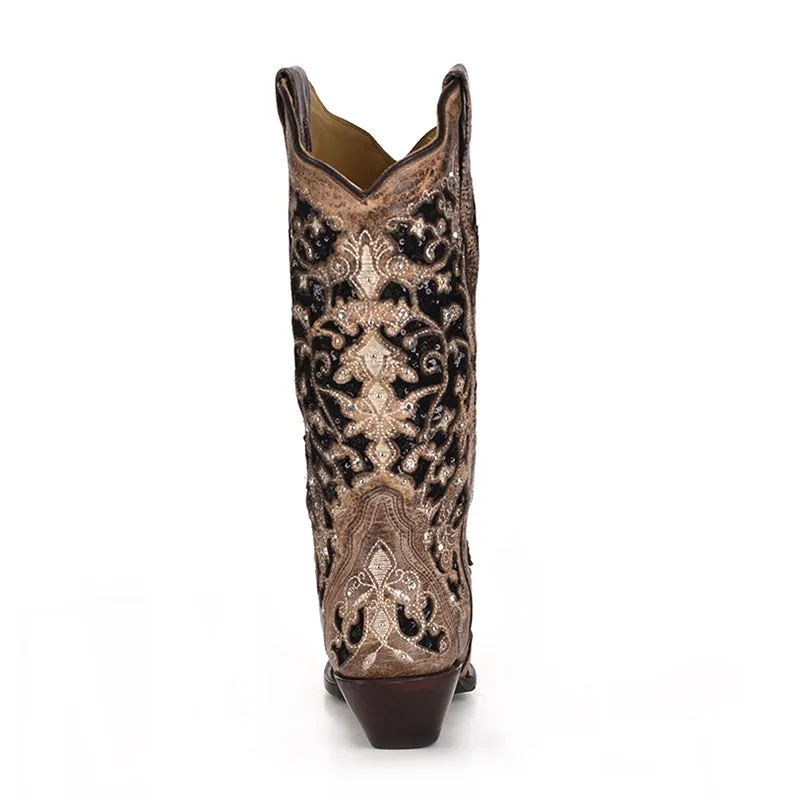 A3569 | Glitter Inlay Boot