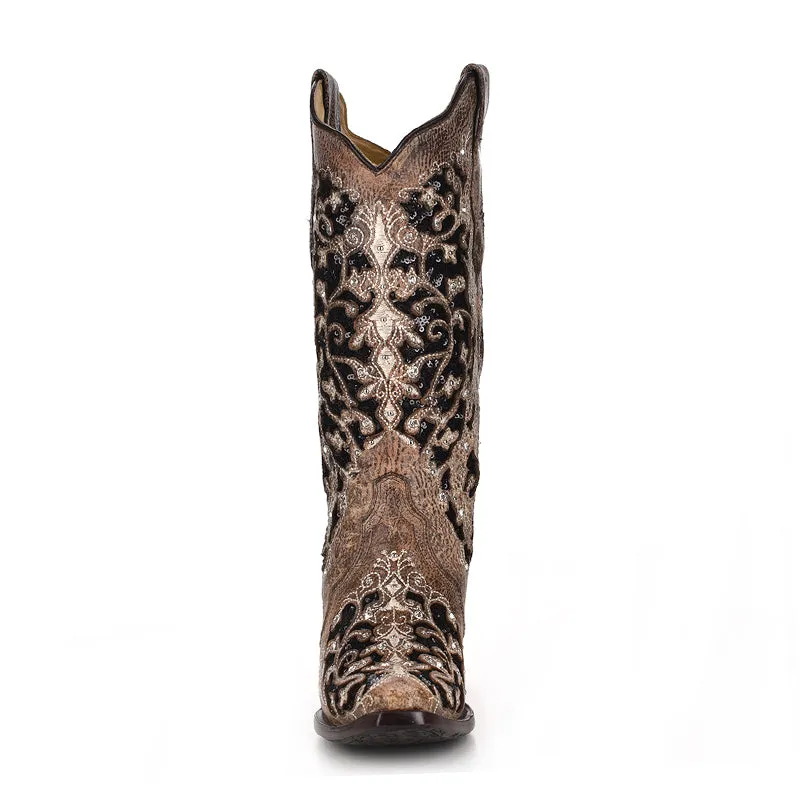 A3569 | Glitter Inlay Boot