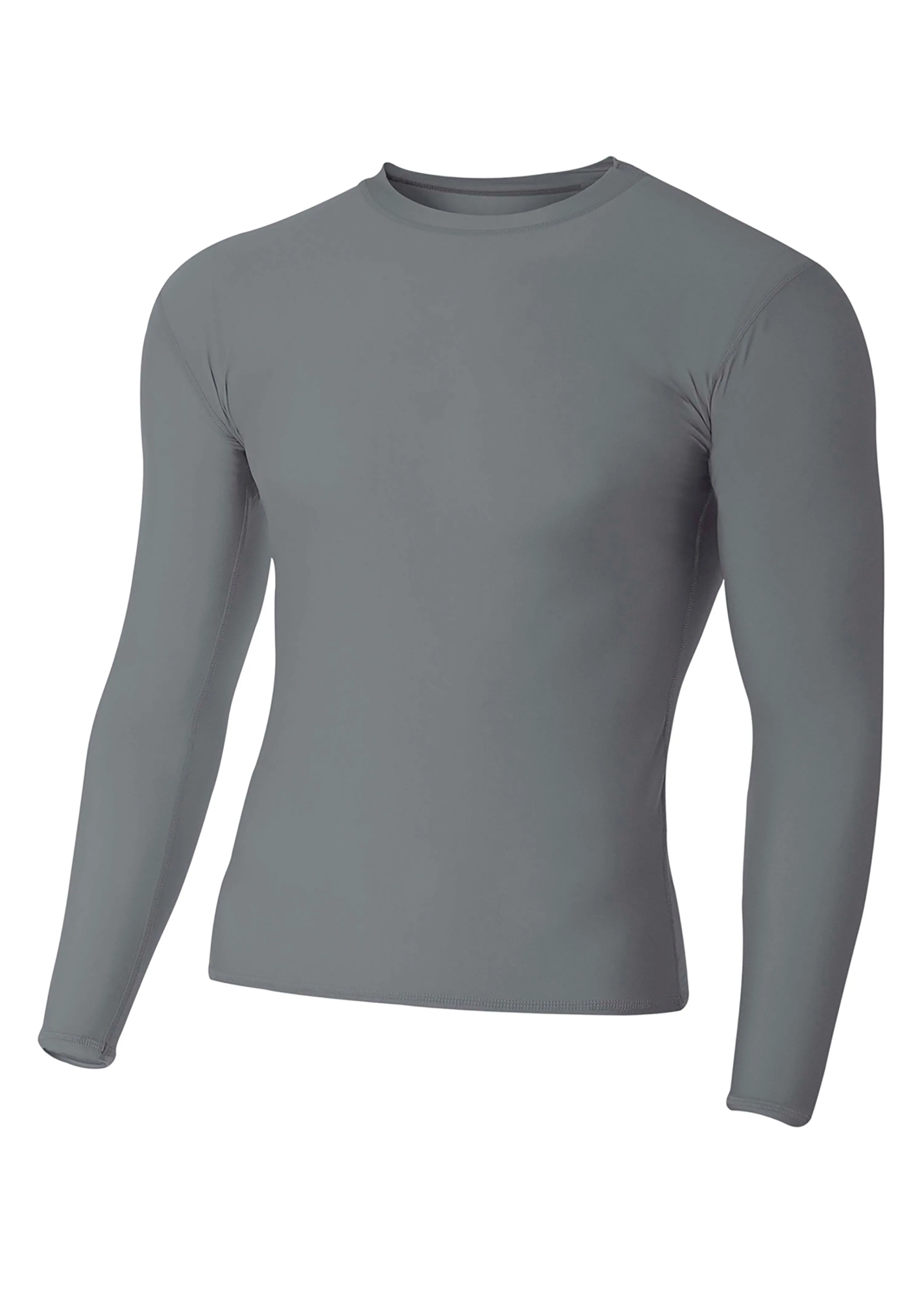 A4 Mens Long Sleeve Compression Crew