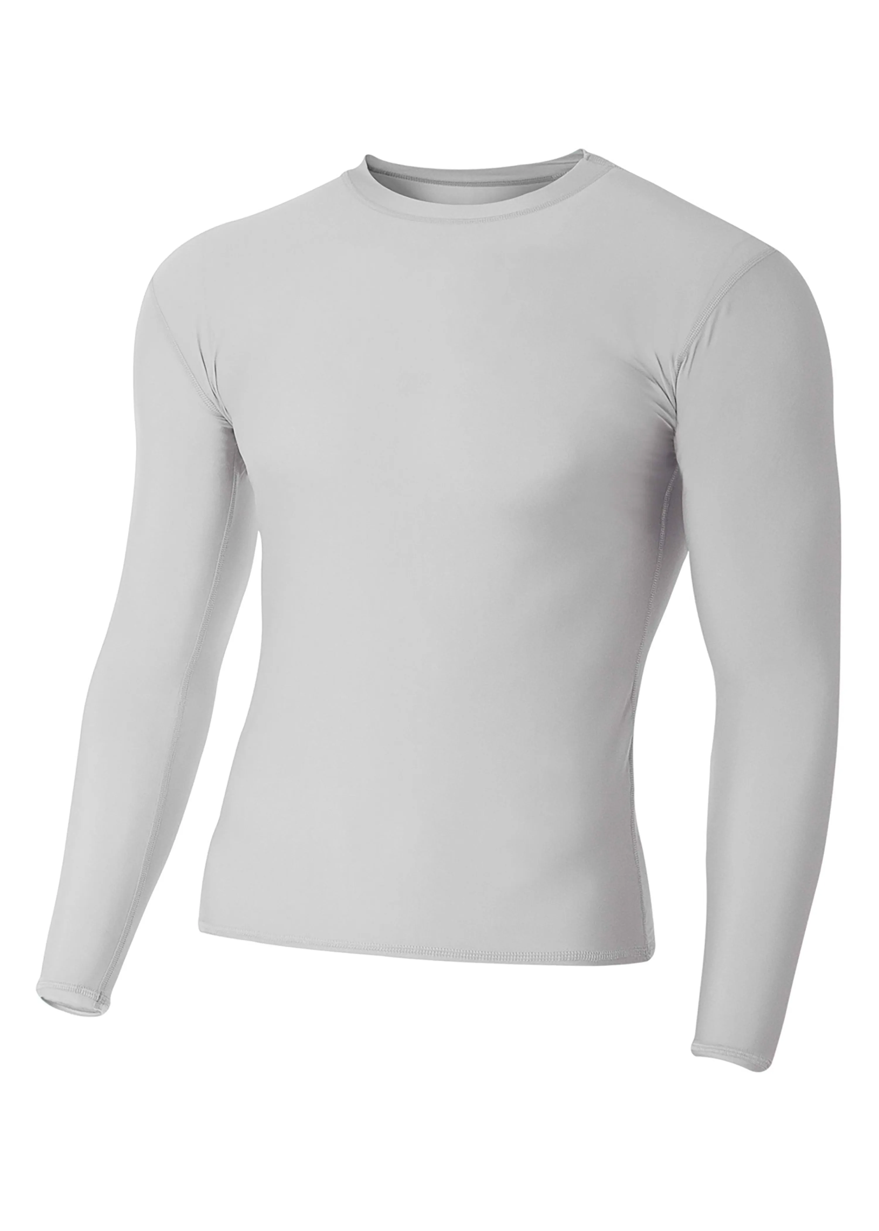 A4 Mens Long Sleeve Compression Crew