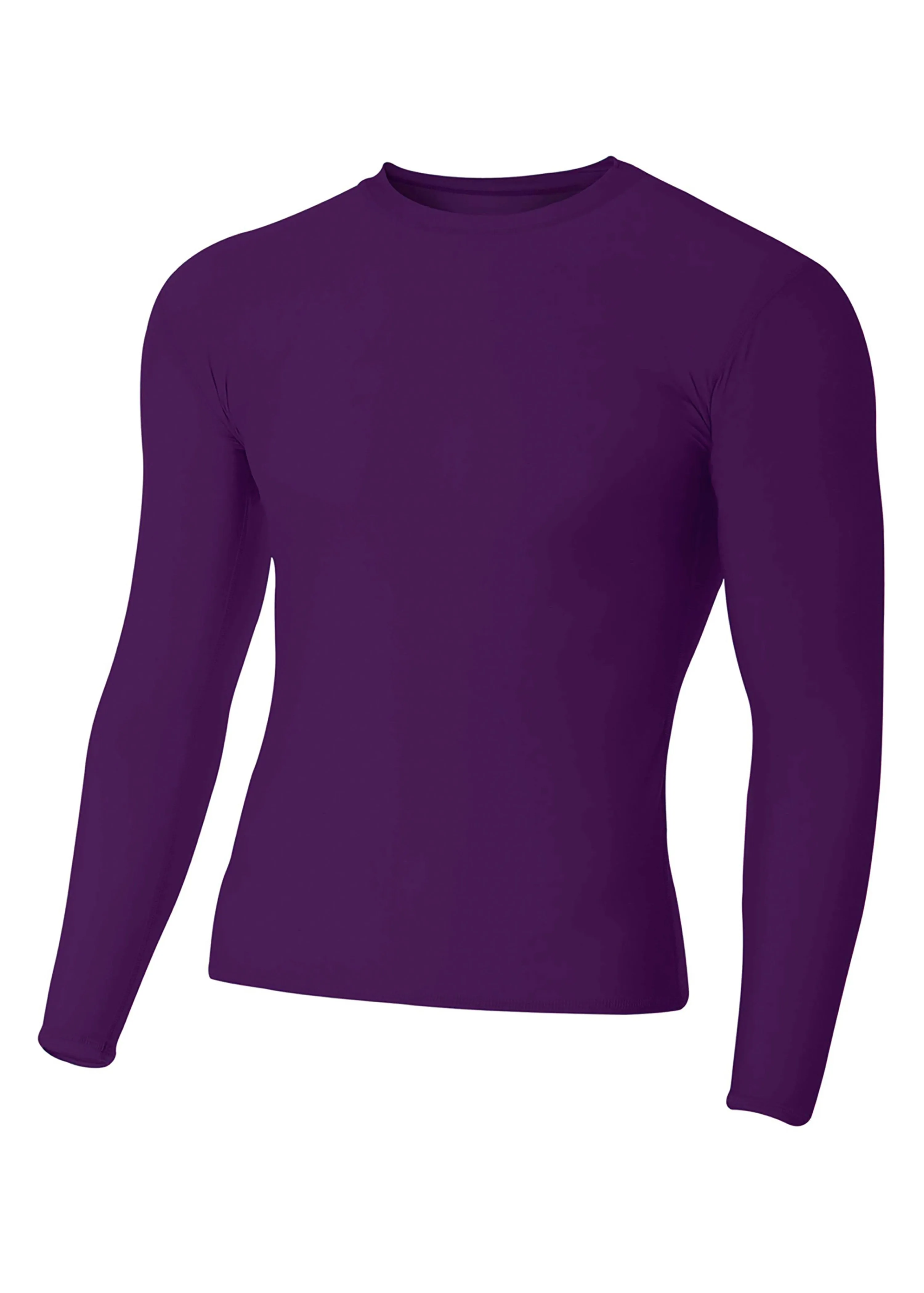 A4 Mens Long Sleeve Compression Crew