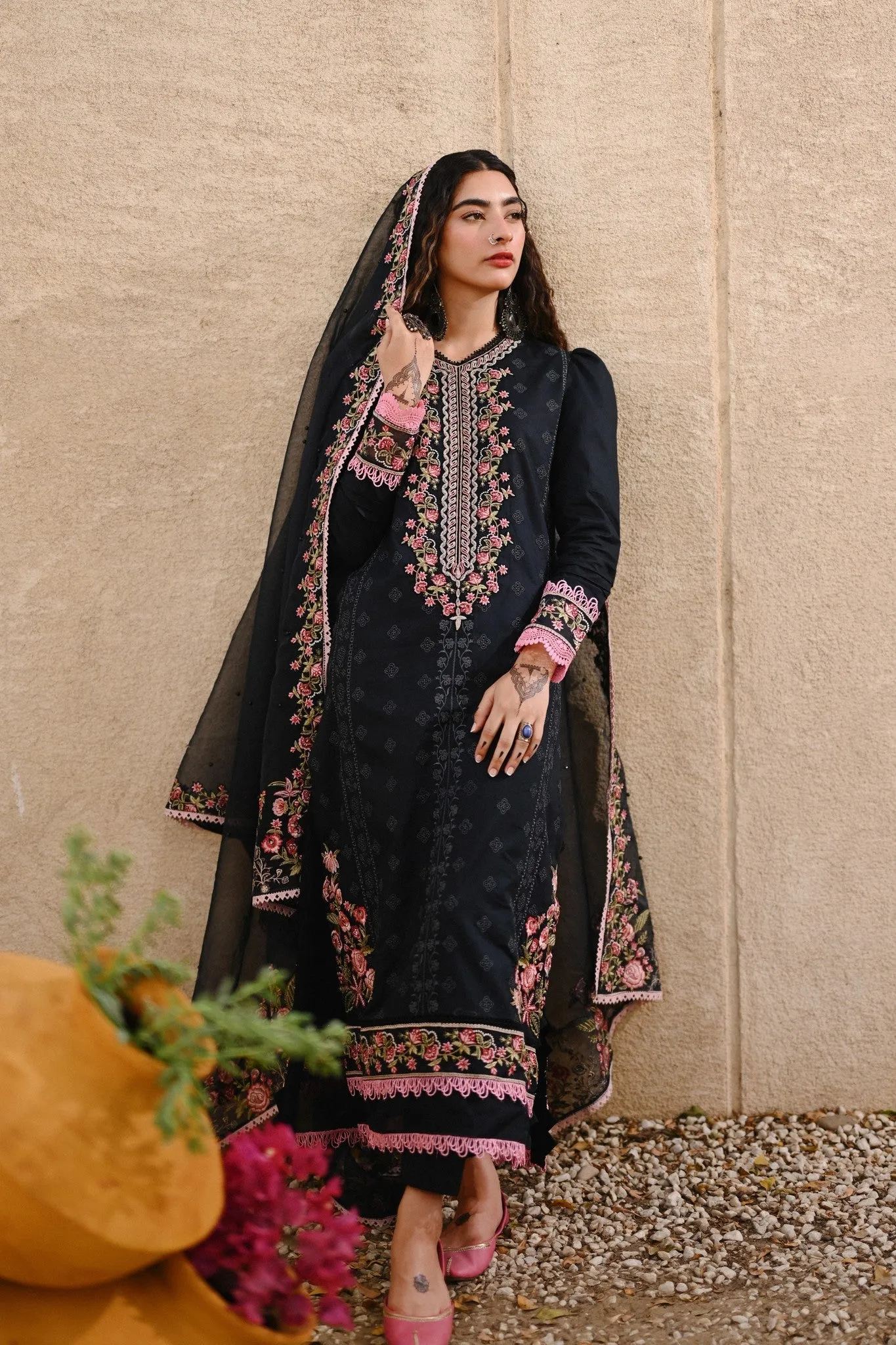 Aabyaan Meena Kumari Chikankari Eid Lawn Collection – Shabnam (AE-07)