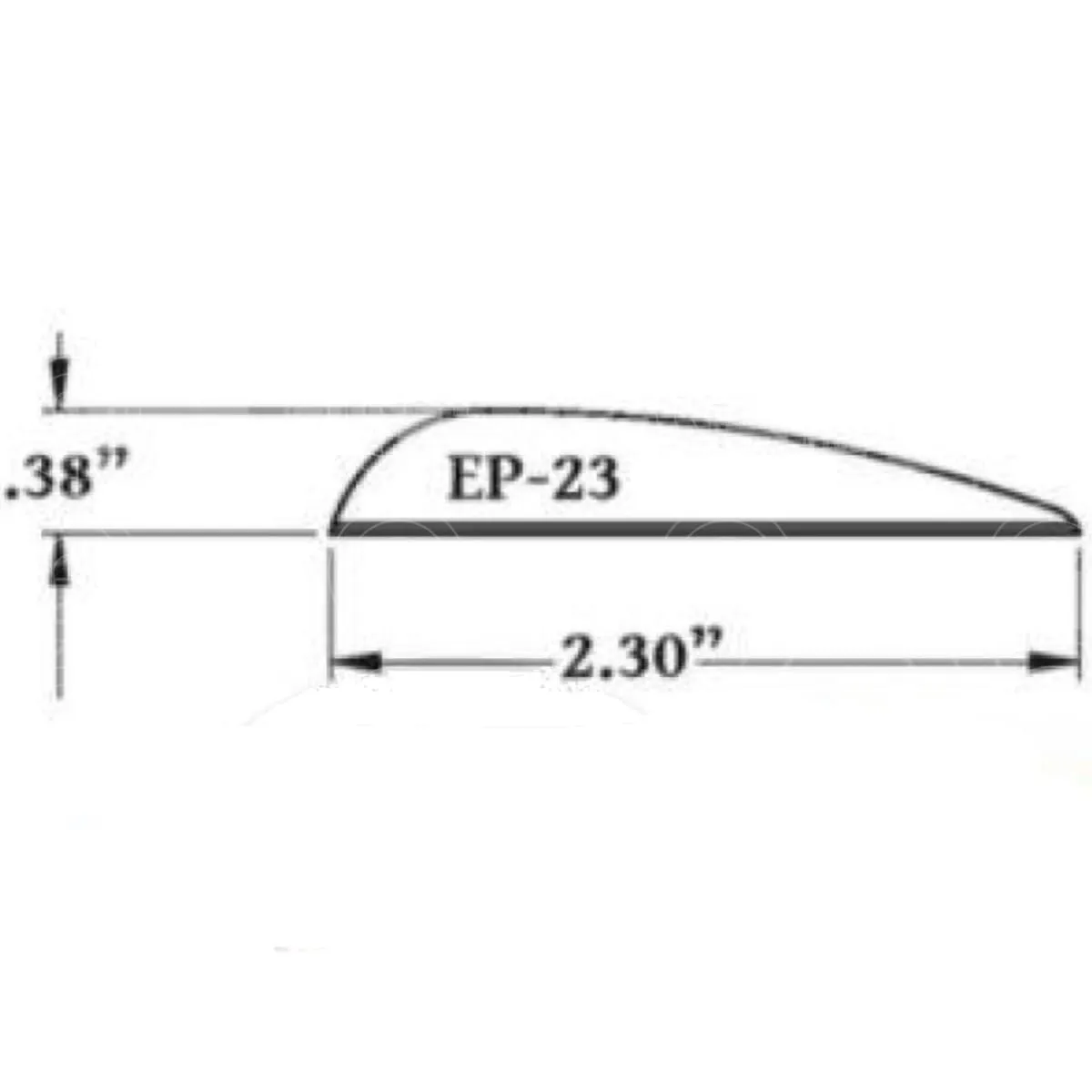 AAE EP23 Plasti-Fletch Elite 2.3" Vanes