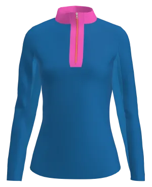 AB Sport Women's Long Sleeve Urano Pink UV 40 Sun Shirt LS02-URHP