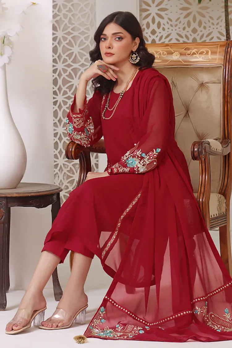 Abaan Zohan - Zeenia Collection - Red