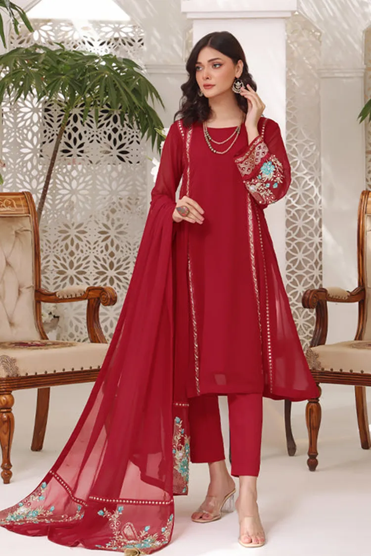 Abaan Zohan - Zeenia Collection - Red