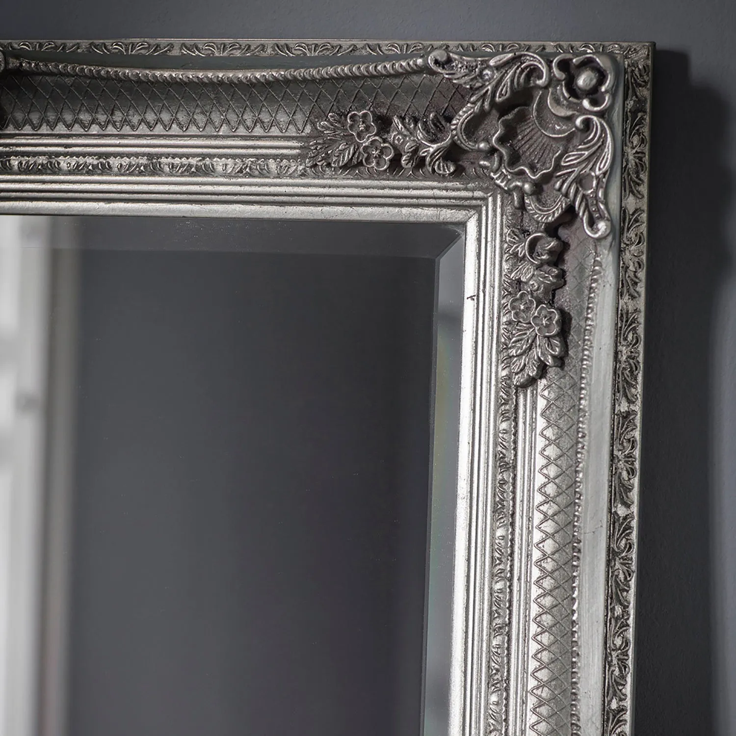 Abbey Antique Silver Leaner Mirror