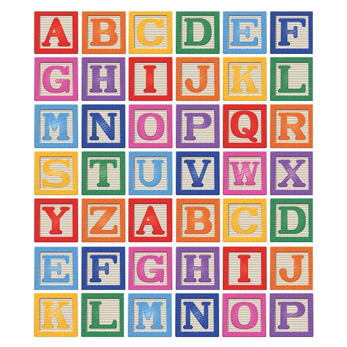 ABC Blocks Printed Backdrop