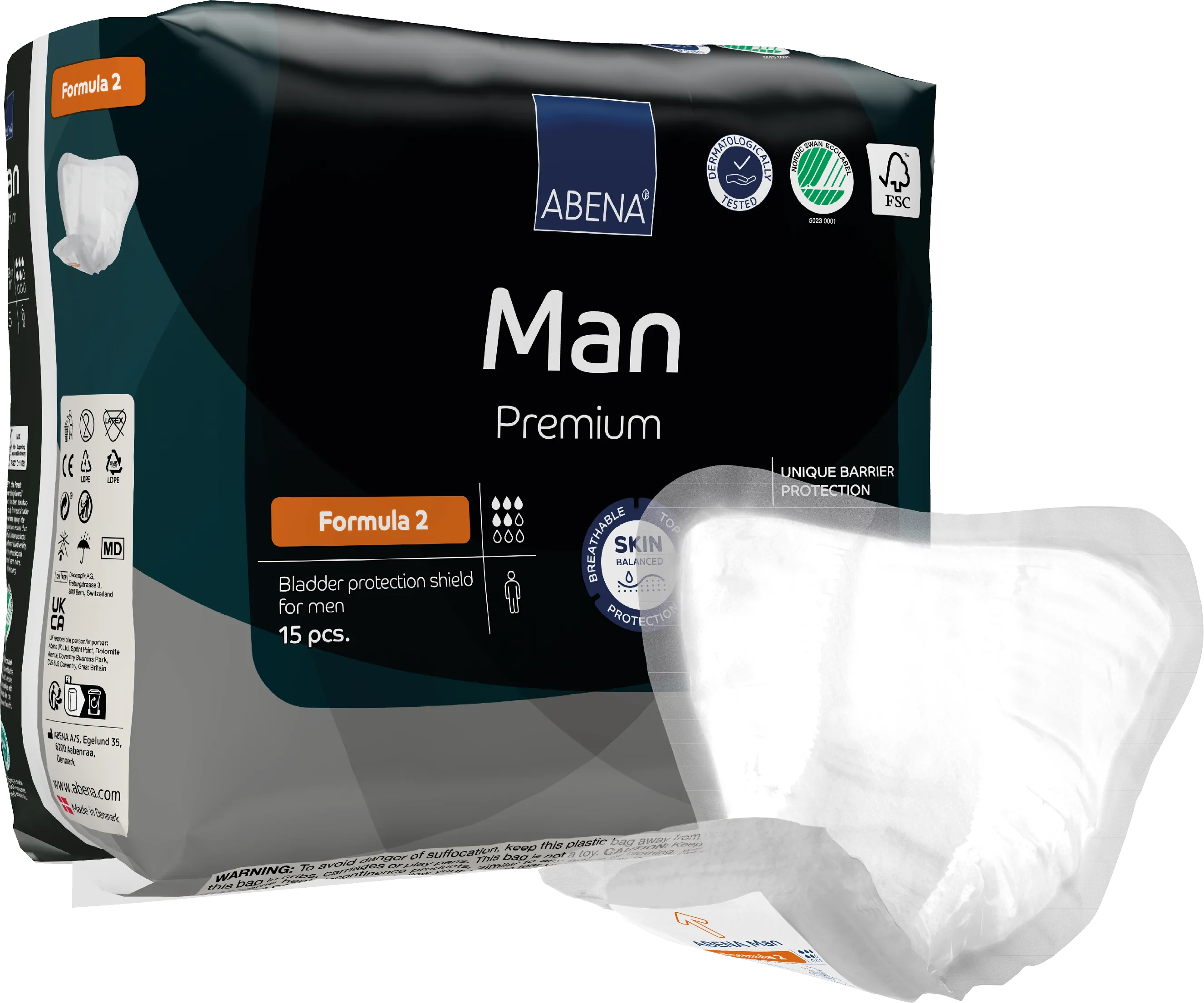 Abena Man Premium Bladder Protection Shield, Formula 1