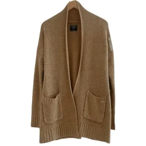 Abercrombie and Fitch Tan Honey Cardigan Small