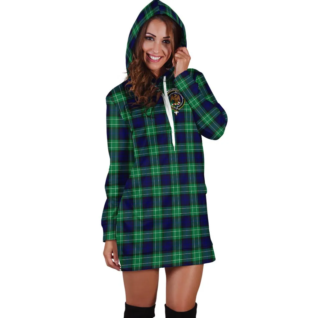 Abercrombie Tartan Hoodie Dress with Family Crest