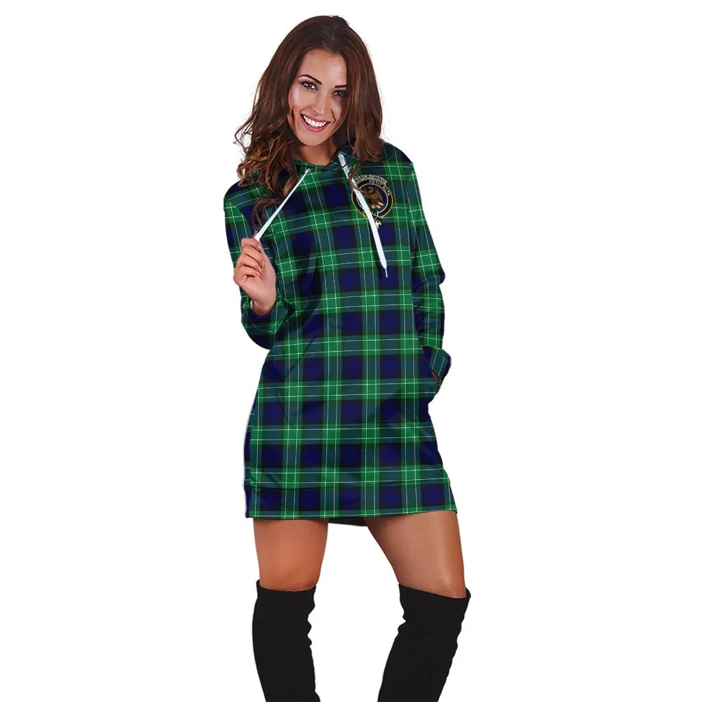 Abercrombie Tartan Hoodie Dress with Family Crest