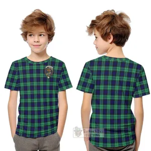 Abercrombie Tartan Kid T-Shirt with Family Crest