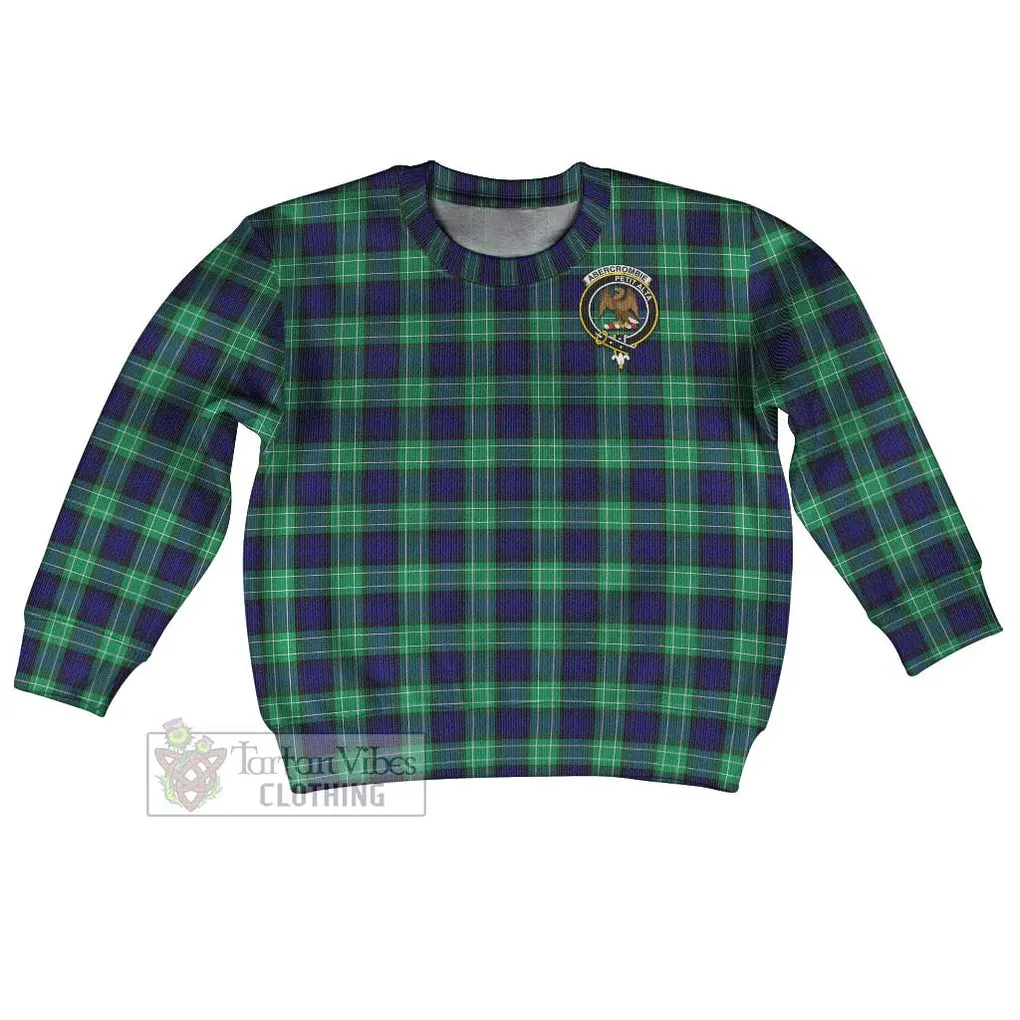 Abercrombie Tartan Kid Ugly Sweater with Family Crest