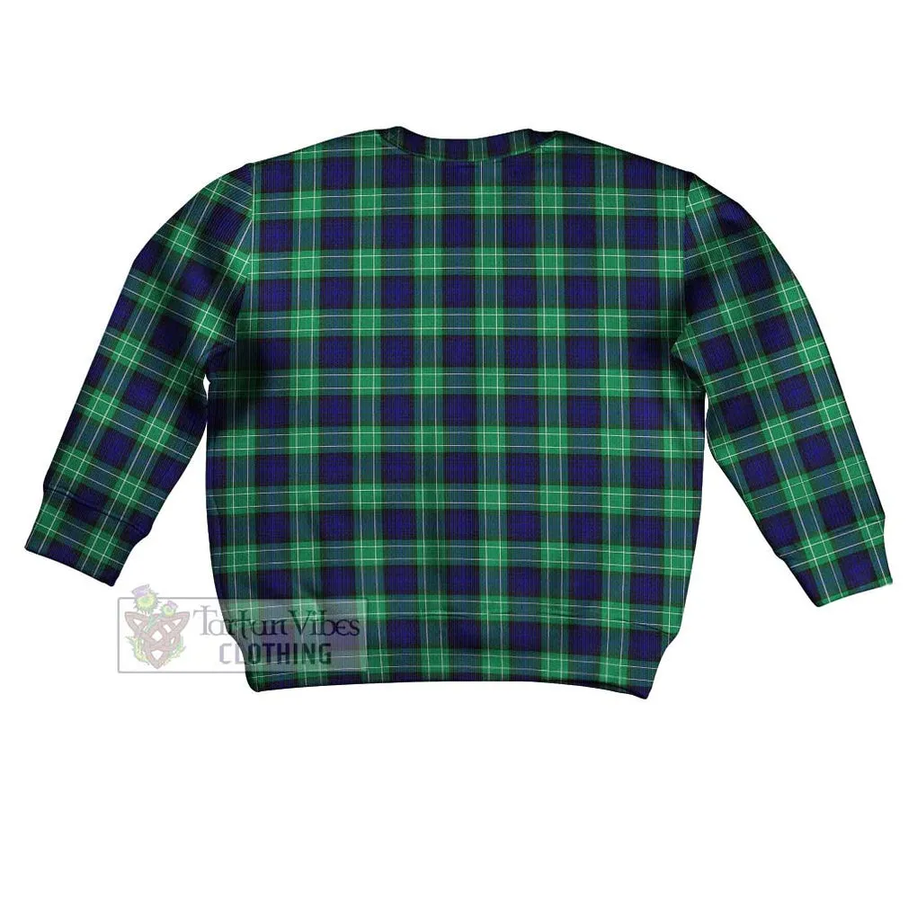 Abercrombie Tartan Kid Ugly Sweater with Family Crest