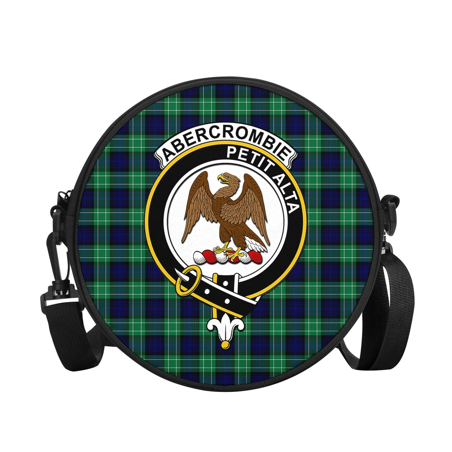 Abercrombie Tartan Round Satchel Bags with Family Crest