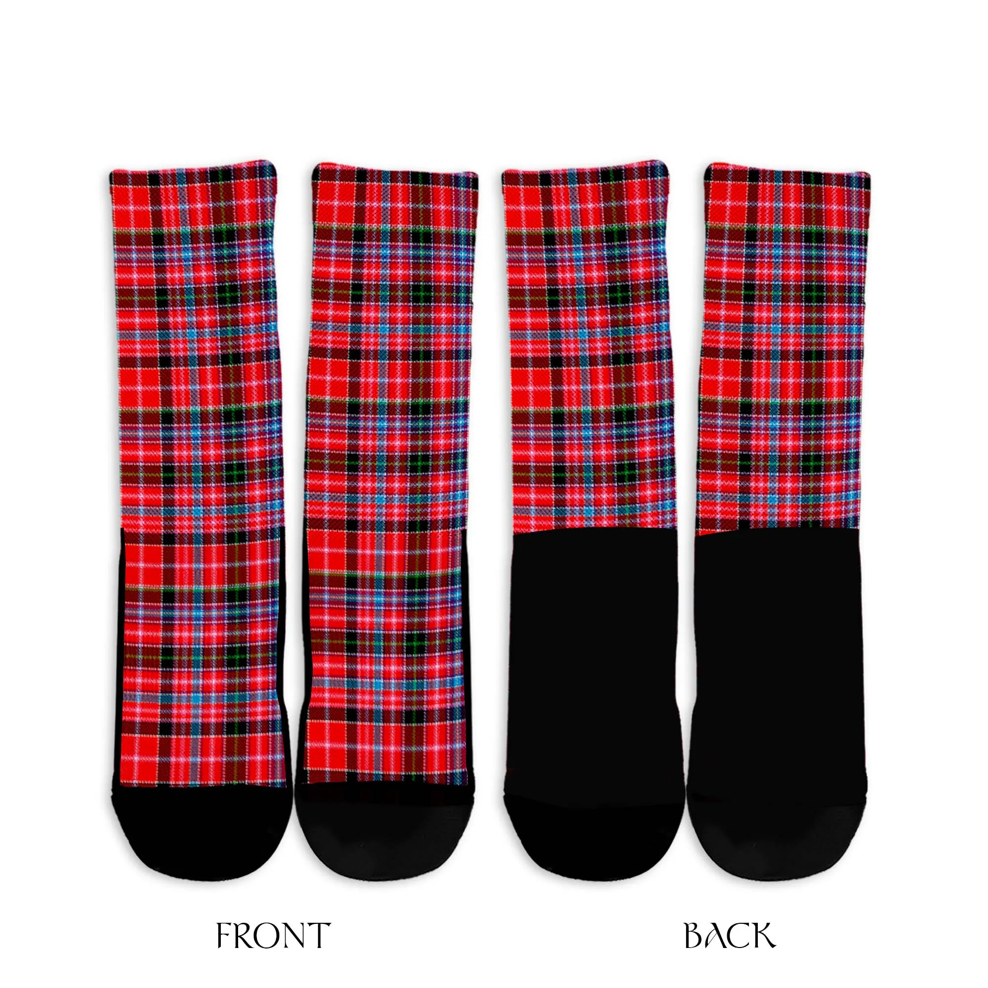 Aberdeen District Tartan Crew Socks