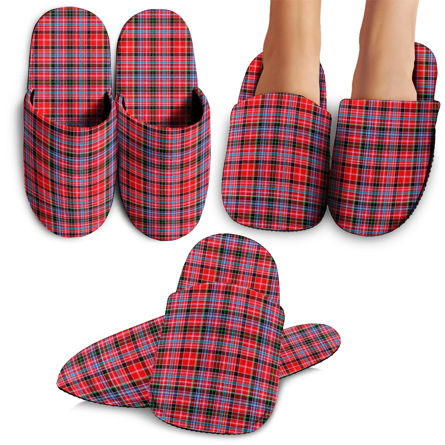 Aberdeen District Tartan Home Slippers