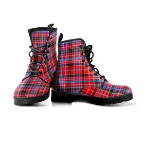 Aberdeen District Tartan Leather Boots