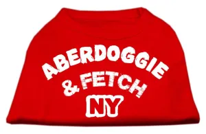 Aberdoggie NY Screenprint Shirts Red Lg (14)