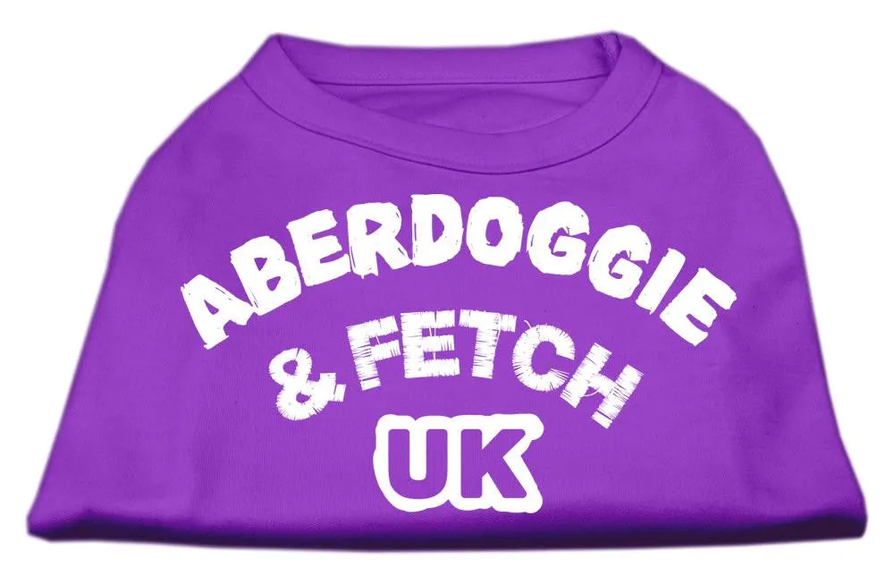 Aberdoggie UK Screenprint Shirts Purple XXL (18)