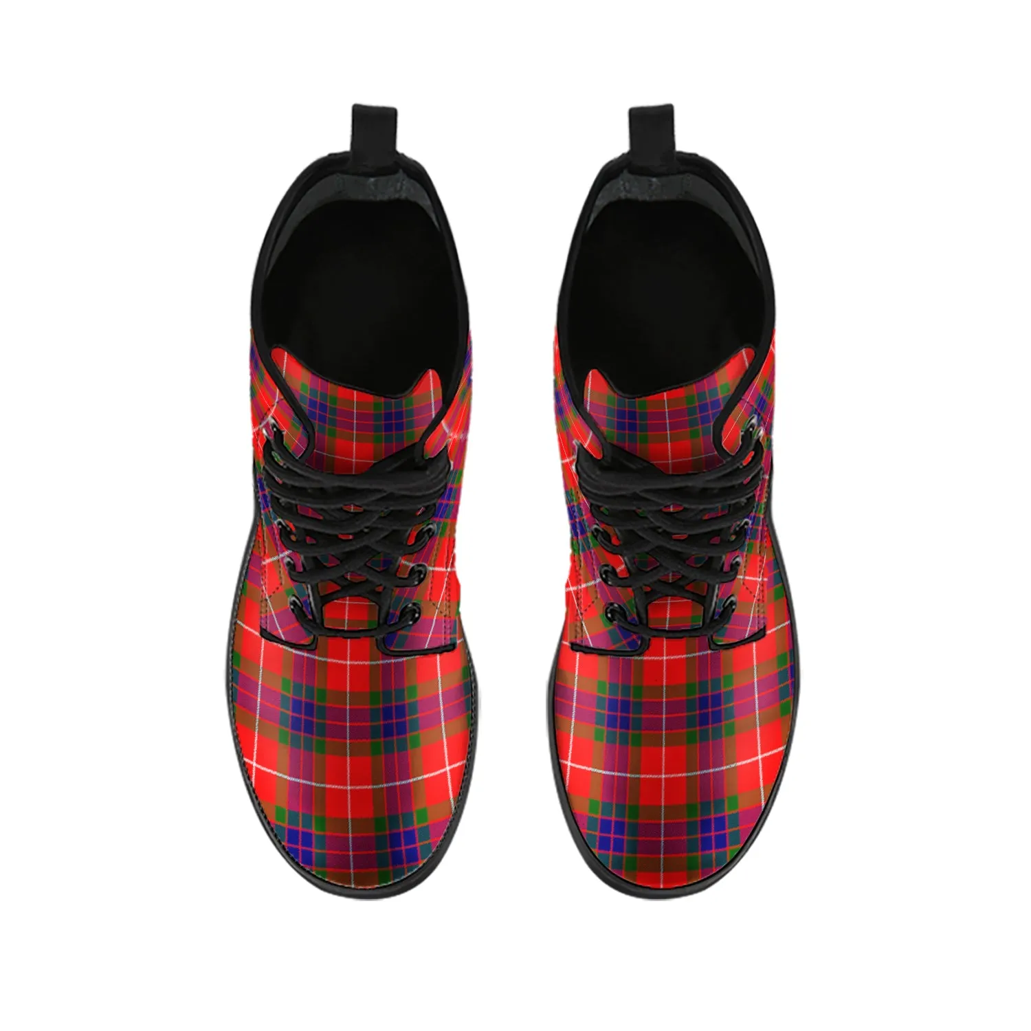 Abernethy Tartan Leather Boots