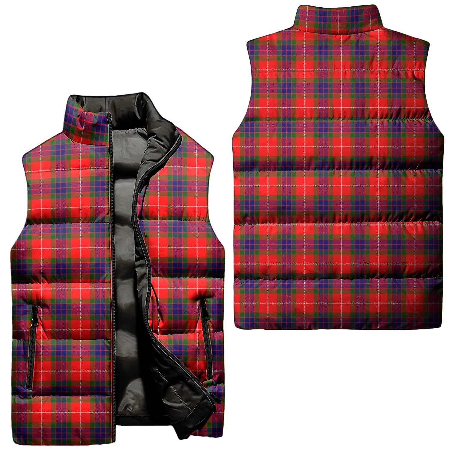 Abernethy Tartan Sleeveless Puffer Jacket