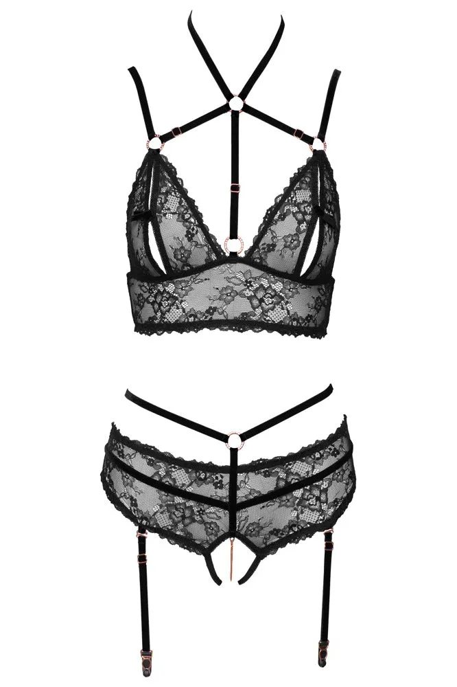 Abierta Fina Lingerie Set