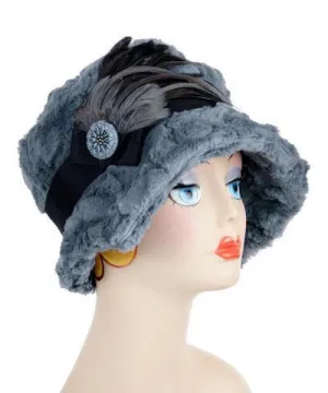 Abigail Style Hat - Cuddly Faux Fur in Slate