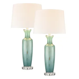 Abilene 1-Light Table Lamp - Set of 2 in Green