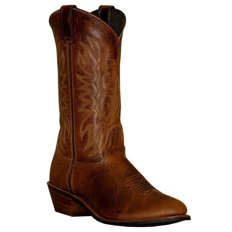 Abilene Men's 12” Brown Textured Cowhide Round Toe Boot 6454