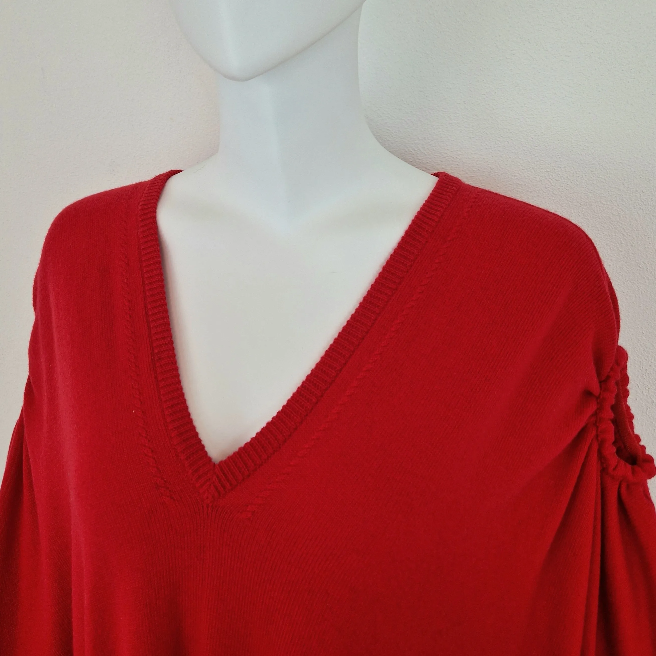 Abito - maxi maglione Alexander McQueen rosso