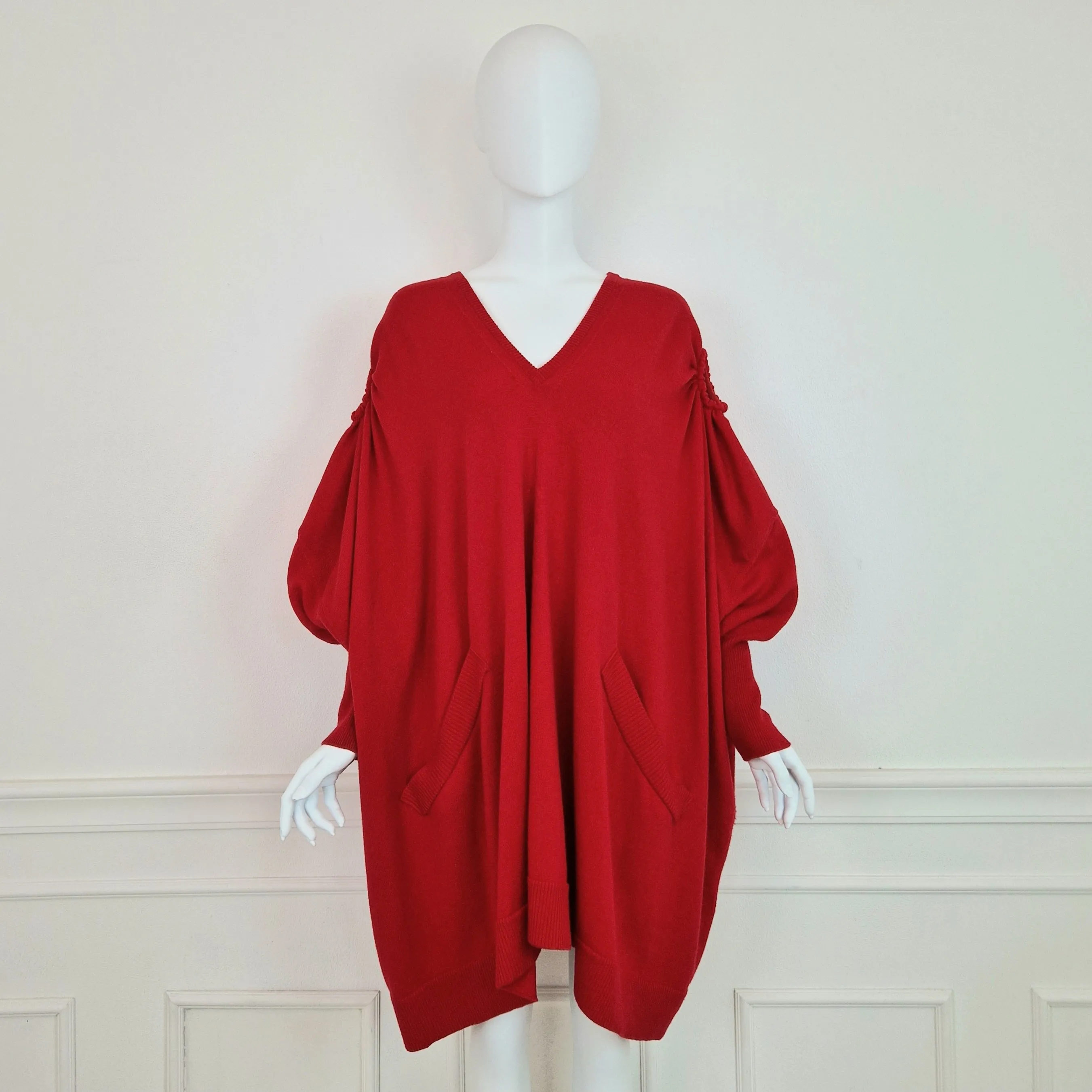 Abito - maxi maglione Alexander McQueen rosso