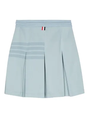 Above The Knee Box Pleat Skirt