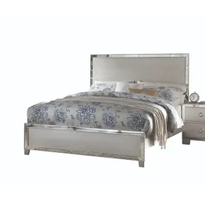 Abram Queen Bed, Platinum