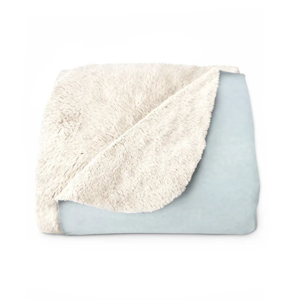 Abstract Comfy Blanket | Blue Green Hills