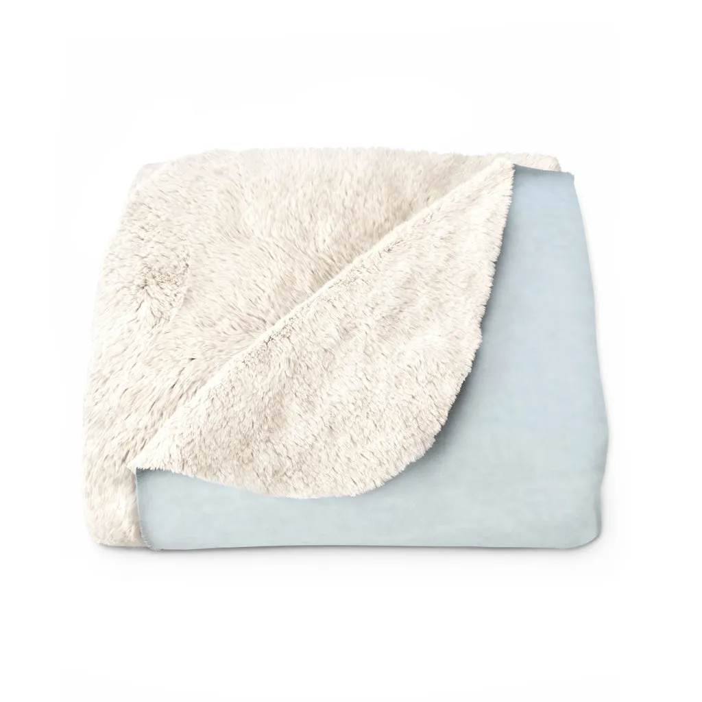 Abstract Comfy Blanket | Blue Green Hills