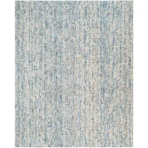 Abstract Dark Blue/Rust Area Rug