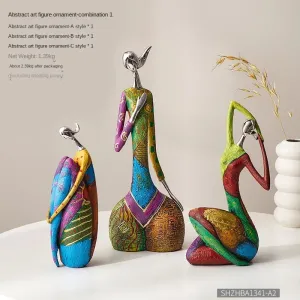 Abstract Home Decoration Figure Sculptures