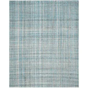 Abstract Light Blue/Multi Area Rug