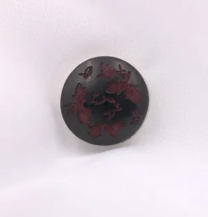 Abstract Magnetic Hijab Pin Burgundy