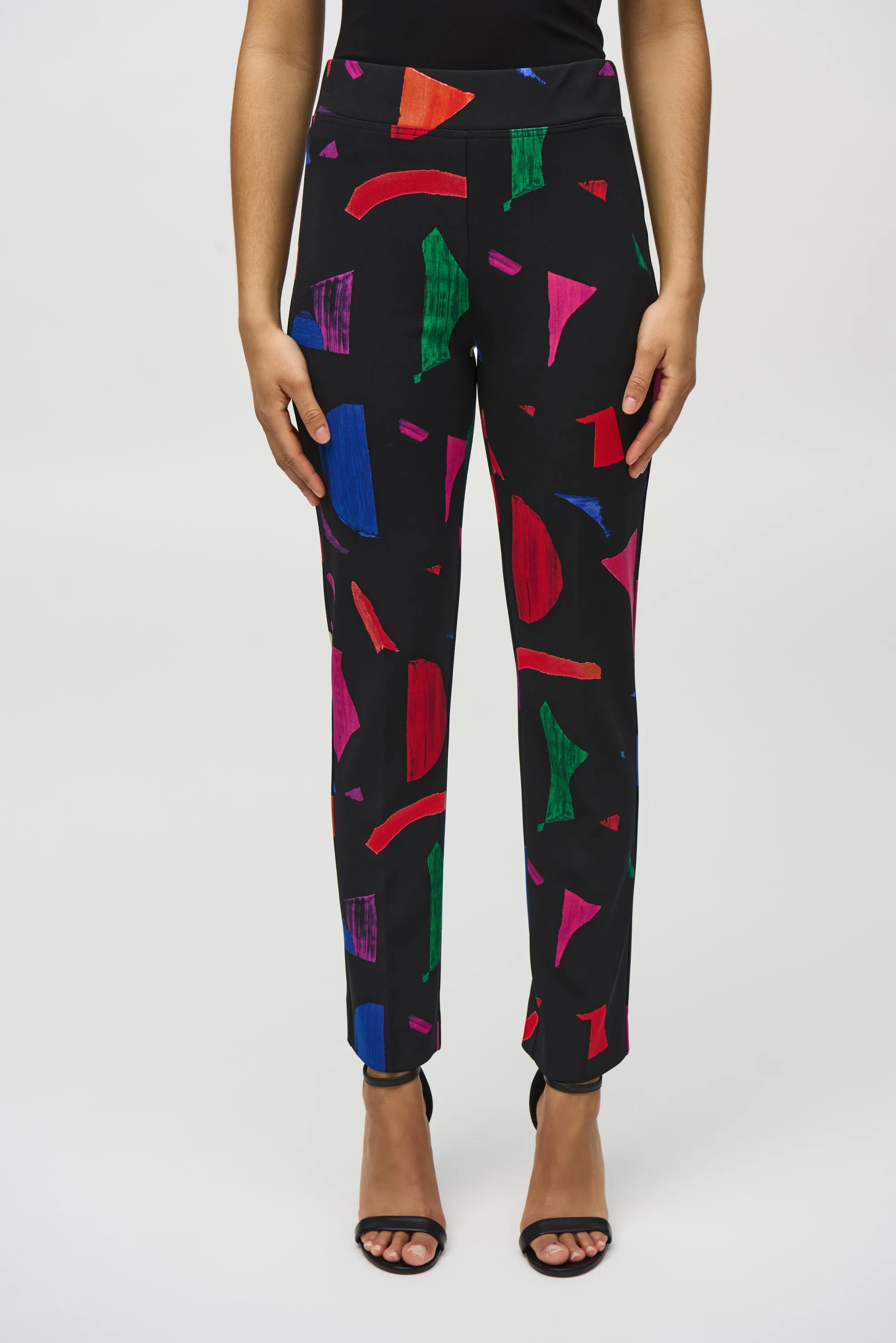 ABSTRACT PRINT STRAIGHT PANT