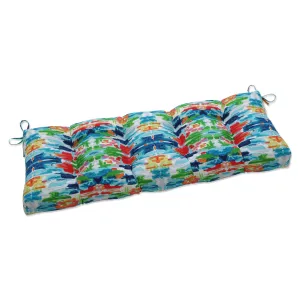 Abstract Reflections Multi Tufted Bench/Swing Cushion 48 inch