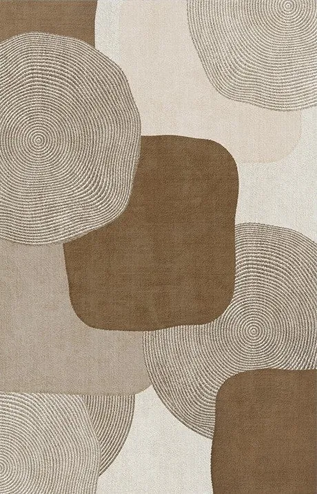 Abstract Rugs for Living Room, Geometric Contemporary Modern Rugs Next to Bed, Extra Large Modern Area Rugs